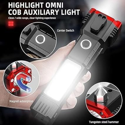 Portable LED Flashlight Torch