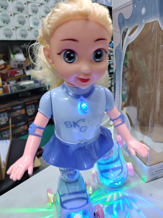Beautiful Skating Girl Doll Toy