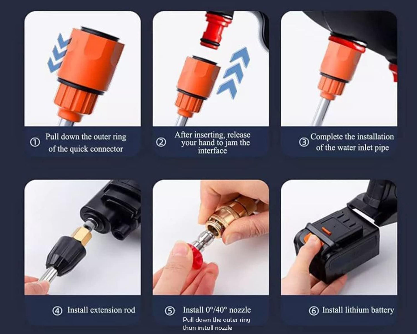 Water Gun for Car Wash and Bike Cleaning