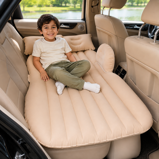 Premium Car Inflatable Bed with 2 Air Pillow