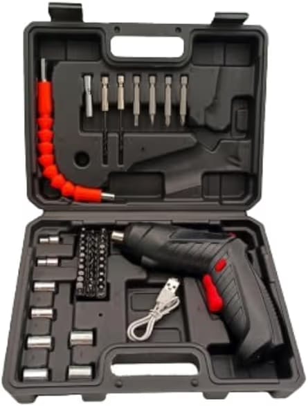 Cordless Electric Screwdriver Tool Kit