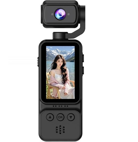 4K Ultra HD Pocket Vlogging Camera with 180° Rotating Lens & 1.97 IPS Display