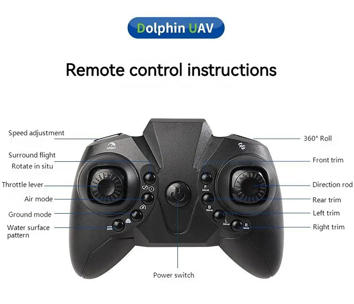 Waterproof 2-in-1 Whale Quadcopter Drone