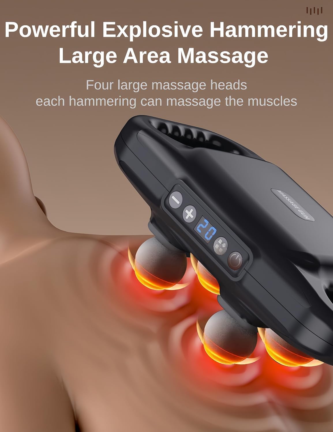 4 Head Massage Gun