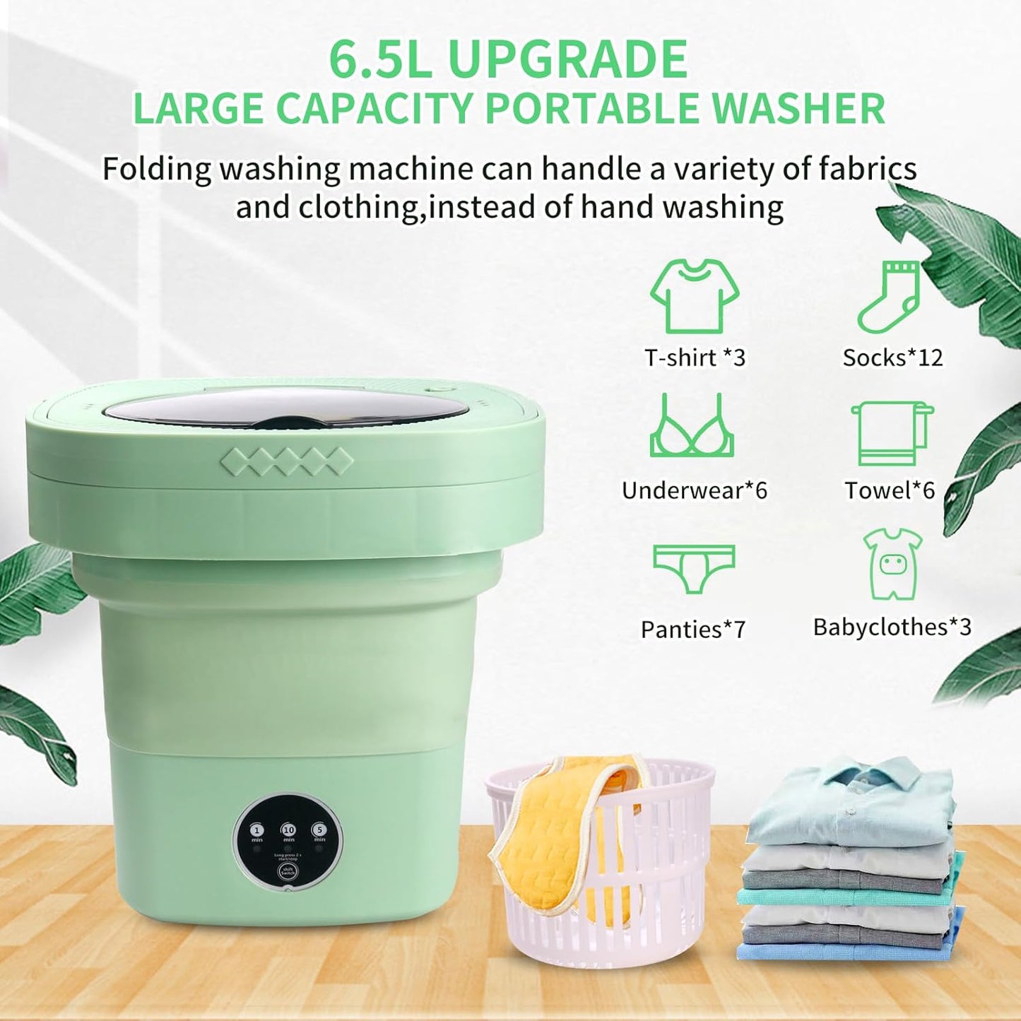 Foldable Mini Washing Machine