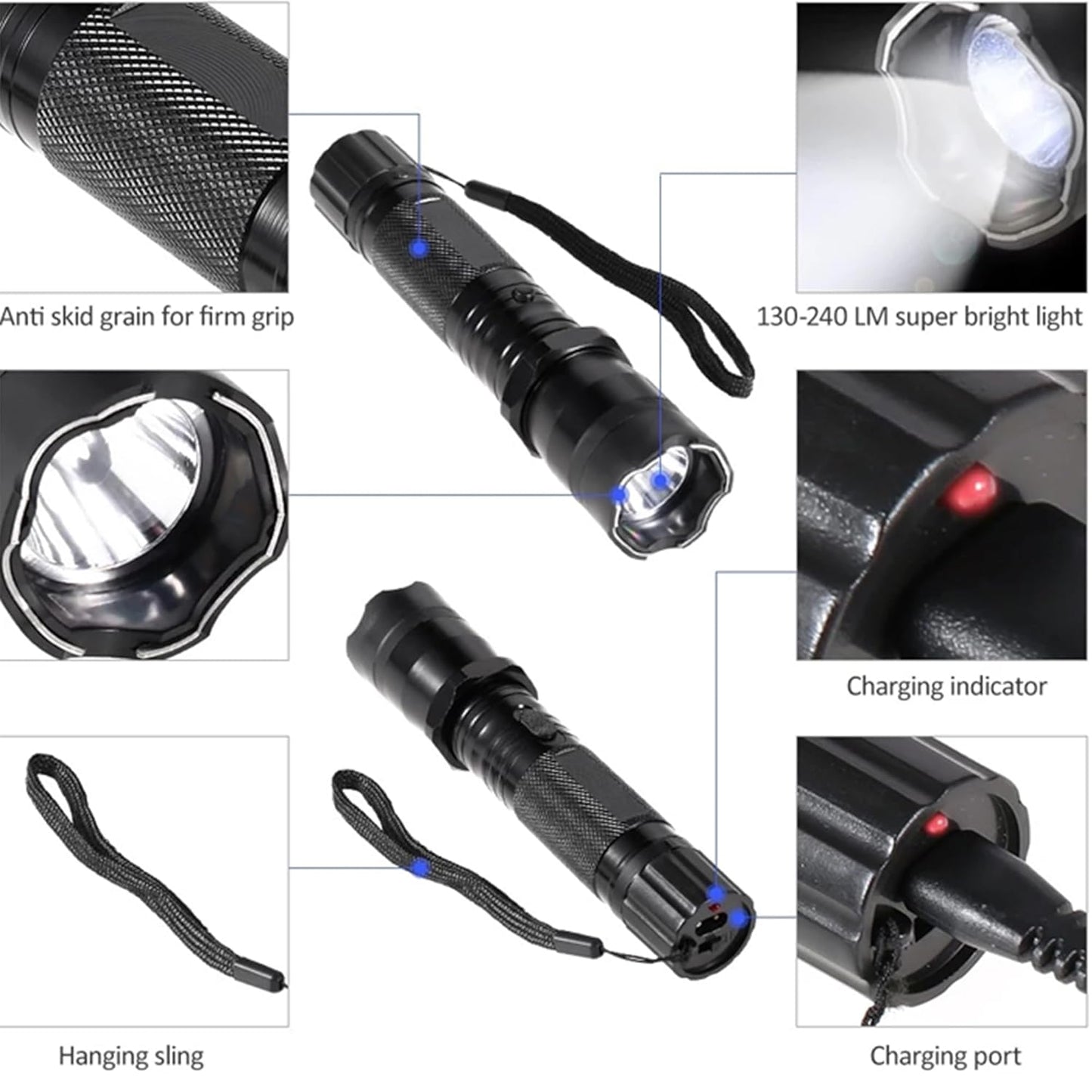Torch LED Flashlight 1101