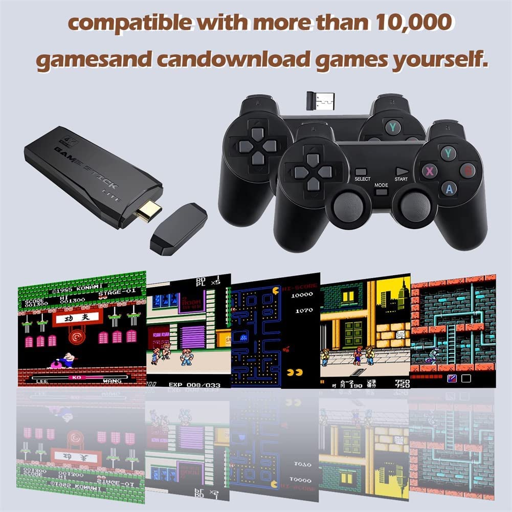 Wireless video games for tv