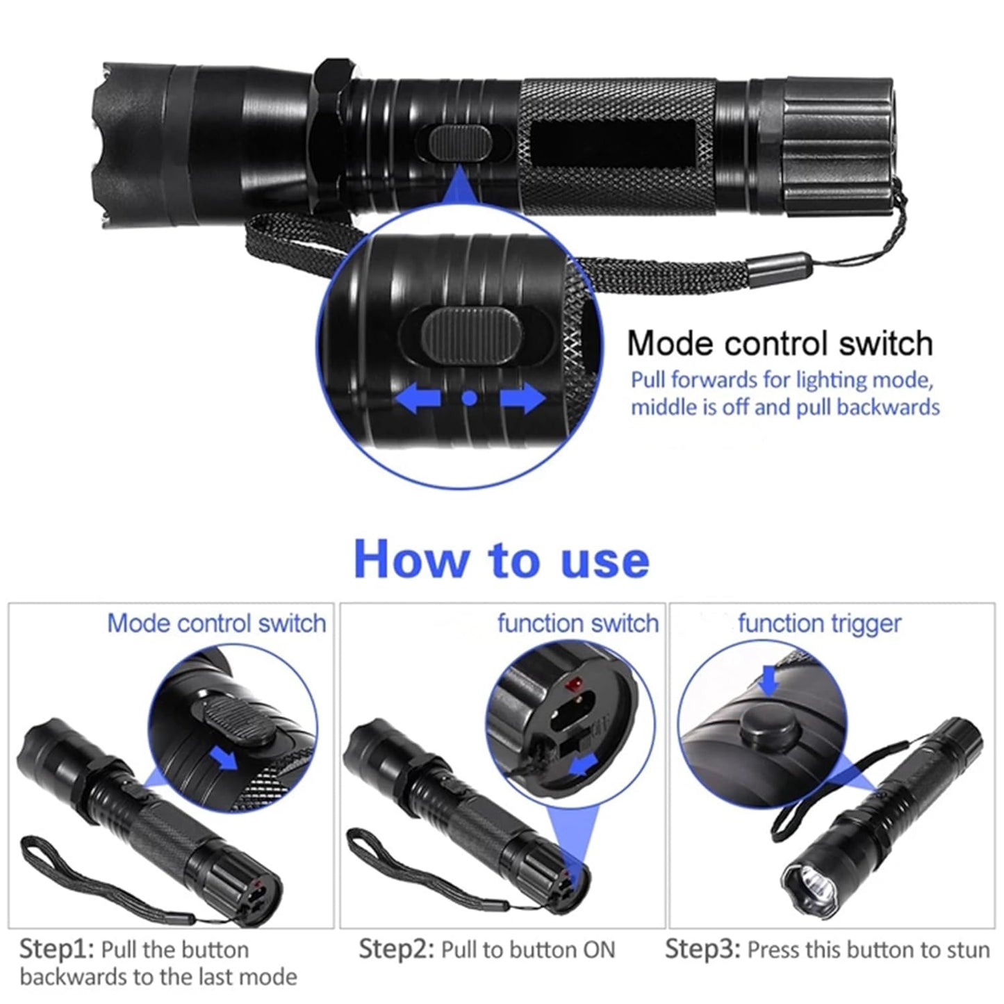 Torch LED Flashlight 1101