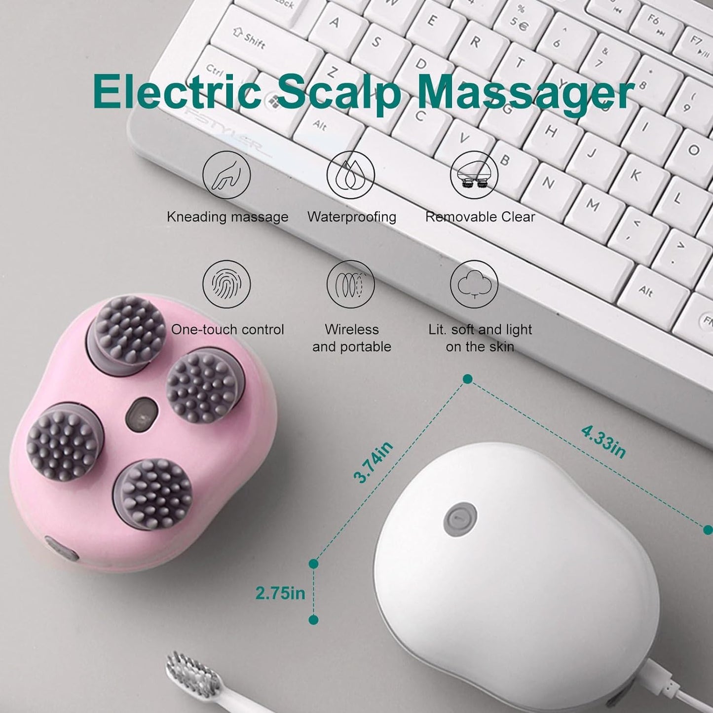 Electric Head and Scalp Massager