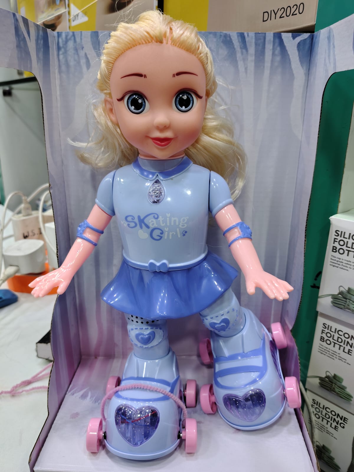 Beautiful Skating Girl Doll Toy