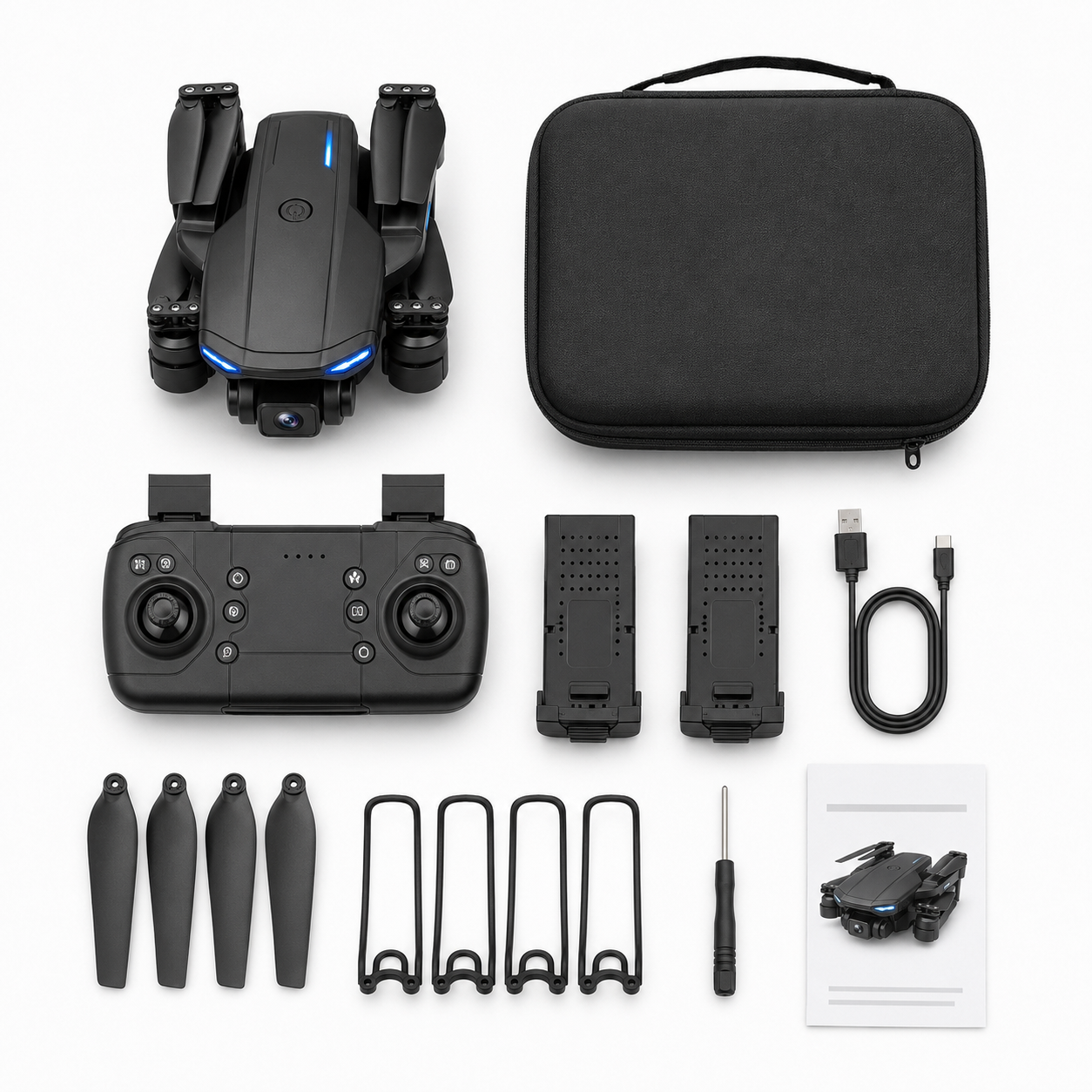 E88 Pro Drone Double Battery Dual Camera