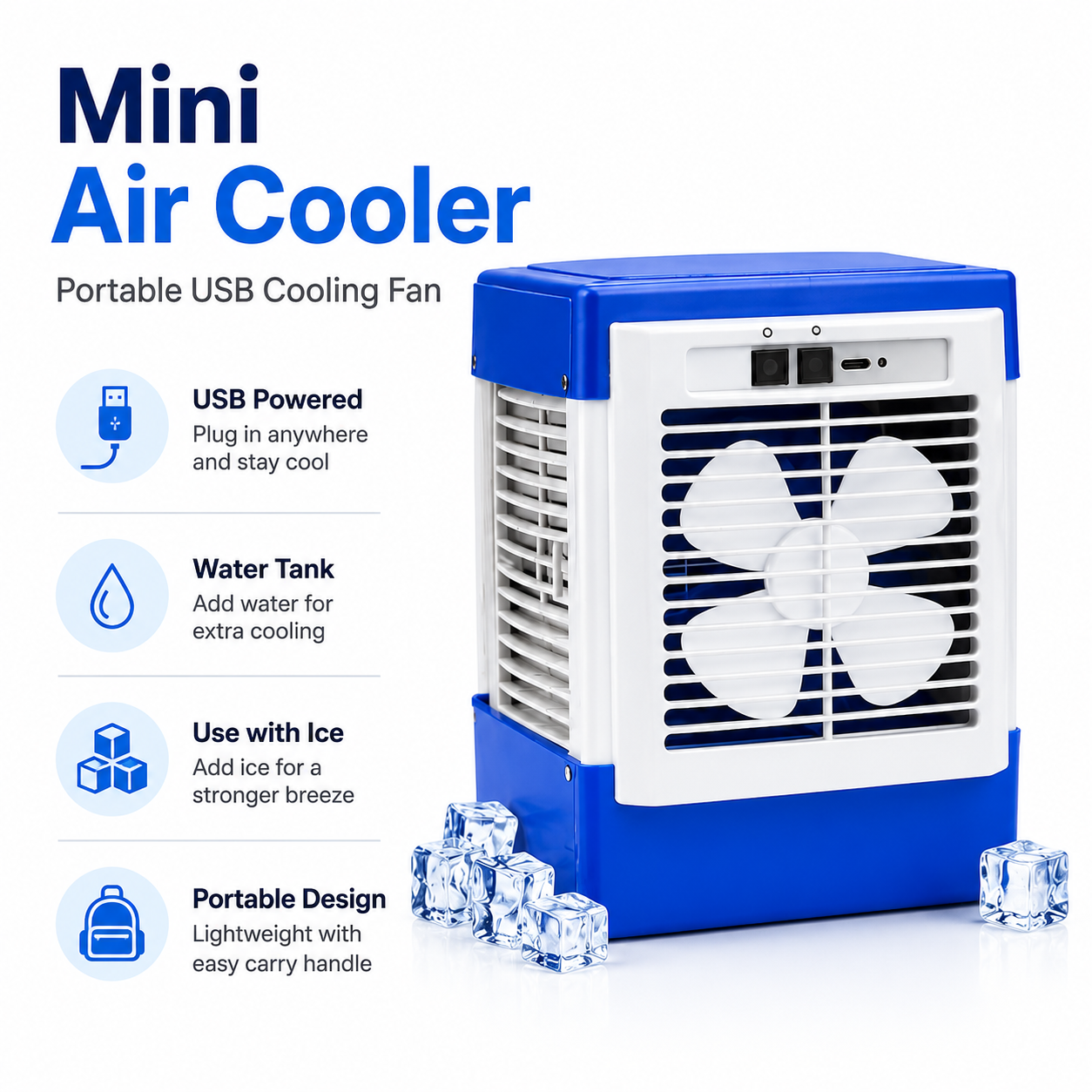 Portable USB Mini Air Cooler