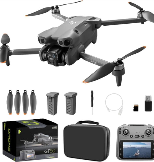 GT50 Pro Foldable Drone with Display Controller