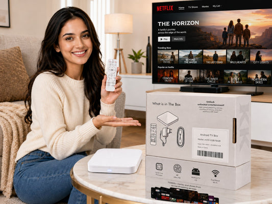Smart Android Tv Box With Remote Control