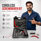 Cordless Electric Screwdriver Tool Kit