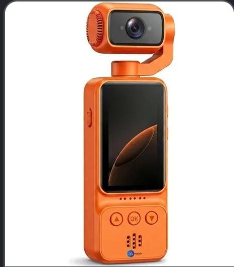 4K Ultra HD Pocket Vlogging Camera with 180° Rotating Lens & 1.97 IPS Display